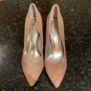 Michael Shannon “Catie” Taupe Heels Size 9